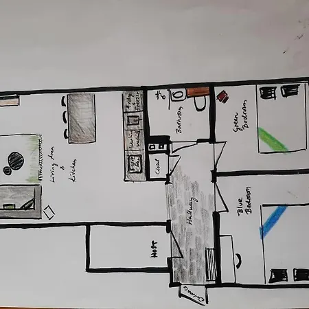 Kaski, Three-room In A Prime Location, Free Parking Huoneisto